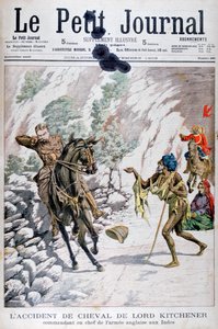 Accidente de caballo de Lord Kitchener, India, 1903 de Unbekannt