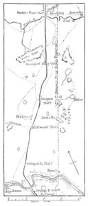 La línea de avance de Lord Methuen hacia el río Modder, 1902 de Unbekannt