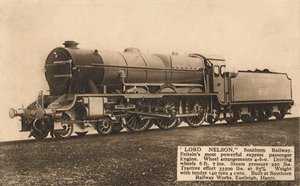 Lord Nelson, Southern Railway, c1930
