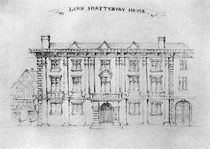 Casa de Lord Shaftbury, Aldersgate Street, 1908 de Unbekannt