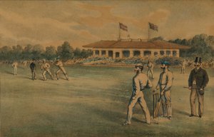 Campo de cricket de Lords, siglo XIX de Unbekannt