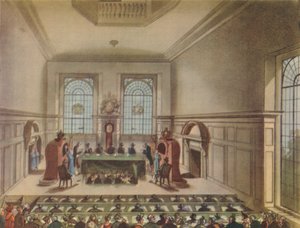Sorteo de Lotería en Coopers Hall, 1809, 1948 de Unbekannt