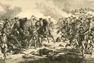 Carga de caballería de Loudon en Kunersdorf, 1759, 1890