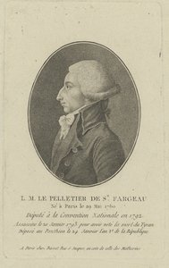 Louis-Michel Le Peletier, Marqués de Saint-Fargeau 1760-1793, 1790s