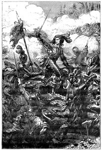 Luis II de Borbón, Príncipe de Condé en la Batalla de Friburgo, 1898 de Unbekannt