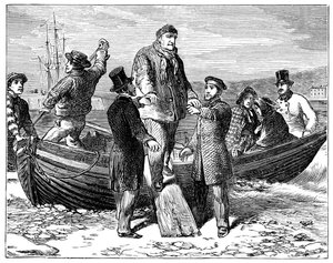 Luis Felipe llega a Newhaven, 1848, 1900 de Unbekannt