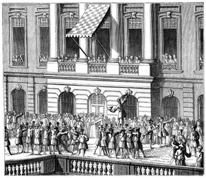Luis XV en Estrasburgo, 1744 de Unbekannt