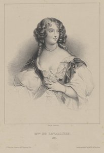 Louise de La Baume Le Blanc, Duquesa de La Vallière 1644-1710, ca 1820 de Unbekannt