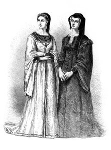 Louise de Savoie y Marguerite de Valois, siglo XIX de Unbekannt
