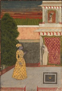 Amantes y una Vieja Bruja, c. 1780 - 1790 de Unbekannt