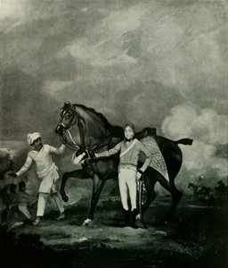 Teniente Coronel F. A. Daniell en el Uniforme de la Guardia Real, 1802-1806, 1925 de Unbekannt