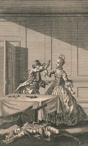Lucy intentando dispararse, después de matar al Sr. Wimple de Unbekannt