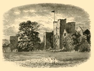 Castillo de Ludlow desde la puerta de entrada, 1898 de Unbekannt