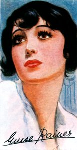 Luise Rainer, 1910-, actriz ganadora de dos premios de la Academia, siglo XX de Unbekannt