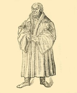 Lutero Predicando, c. 1500-1520, 1890 de Unbekannt