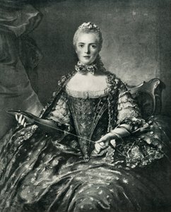Madame Adélaïde haciendo encaje, 1756, 1903