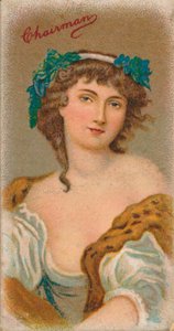 Madame Cail como una Bacante por Louis-Marie Sicardi de Unbekannt