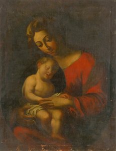 Madonna con Jesús dormido de Unbekannt