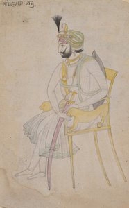 Maharajá Ranbir Singh, ca. 1860-80 de Unbekannt