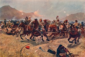 Maiwand: Salvando los cañones, 1883 de Unbekannt