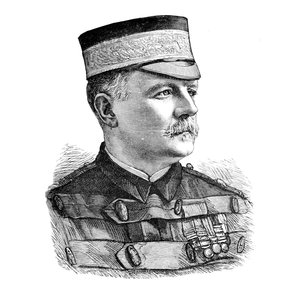 Mayor General Sir Herbert Macpherson, comandante del contingente indio, c1882 de Unbekannt