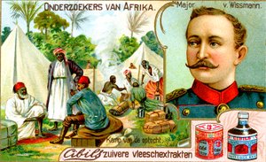 Mayor von Wissman, soldado alemán, c1900 de Unbekannt