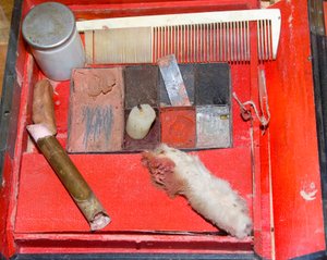 Caja de maquillaje, siglo XIX