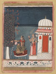 Malashri Ragini de una serie Ragmala, 1640 de Unbekannt