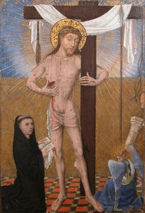 Hombre de dolores con donante arrodillado de Unbekannt