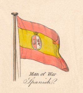 Buque de guerra - Español, 1838 de Unbekannt