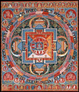 Mandala de Jnanadakini, finales del siglo XIV de Unbekannt
