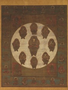 Mandala de Monju Bosatsu, siglo XIII de Unbekannt