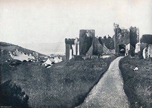 Manorbier - El castillo, 1895 de Unbekannt