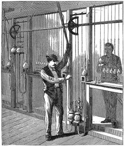 Fabricación de bombillas eléctricas