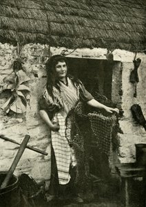 Hija del pescador de Manx, 1901 de Unbekannt