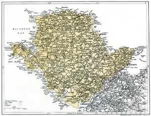 Mapa de Anglesey, 1924-1926 de Unbekannt