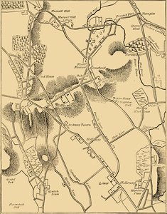 Mapa de Hornsey y Vecindario en 1819 de Unbekannt