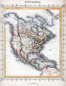 Mapa de América del Norte