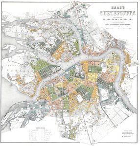 Mapa de Petersburgo