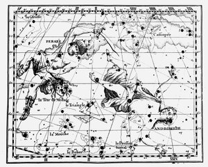 Mapa de constelaciones estelares, 1775 de Unbekannt