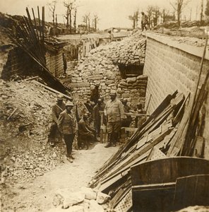 Cuarteles de Marceau, Verdún, norte de Francia, 1916