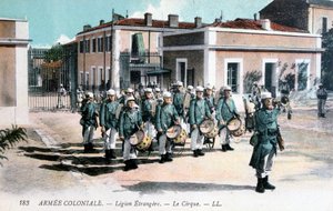 Banda de marcha, Legión Extranjera Francesa, c1910 de Unbekannt