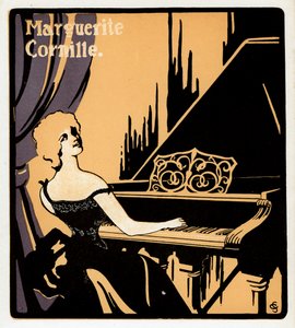 Marguerite Cornille, cantante de music hall francesa, finales del siglo XIX de Unbekannt