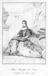 Marie-Josèphe de Sajonia, Delfina de Francia de Unbekannt