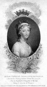 Marie-Therese-Charlotte de Borbón, Duquesa de Angulema y Delfina de Francia, 1811 de Unbekannt