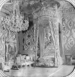 Dormitorio de María Antonieta, Palacio de Fontainebleau, Francia, finales del siglo XIX o principios del siglo XX de Unbekannt