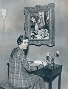 Marie Ney en su apartamento de Unbekannt