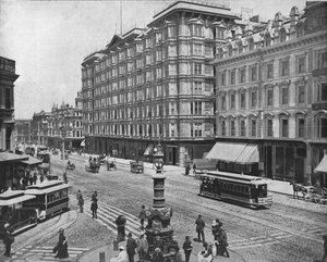 Market Street, San Francisco, California, EE.UU., c. 1900 de Unbekannt