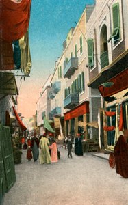 Calle del Mercado, Suez, Egipto, siglo XX de Unbekannt