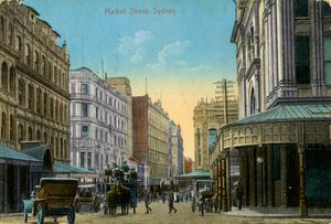 Calle del Mercado, Sídney, Nueva Gales del Sur, Australia, c1900-c1919 de Unbekannt